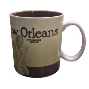 Starbucks New Orleans Mug Jazz Musician Coffee Cup City Collector's Global Icon